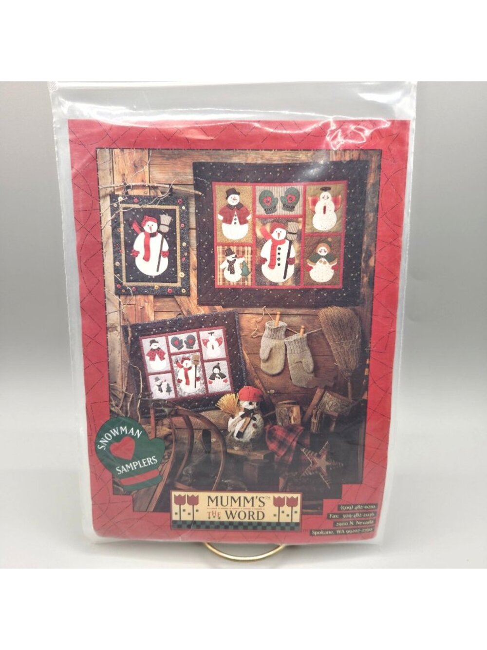 Snowman Samplers Quilt Pattern Debbie Mumm Penstitch Applique Embroidery
